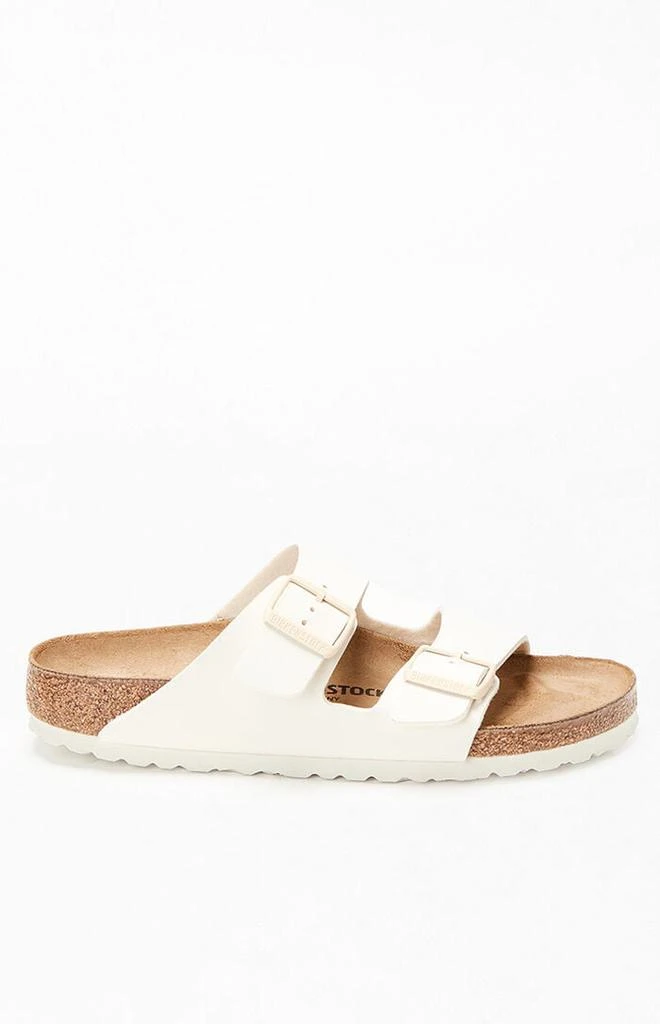 Birkenstock Women's Arizona Slide Sandal Eggshell 1