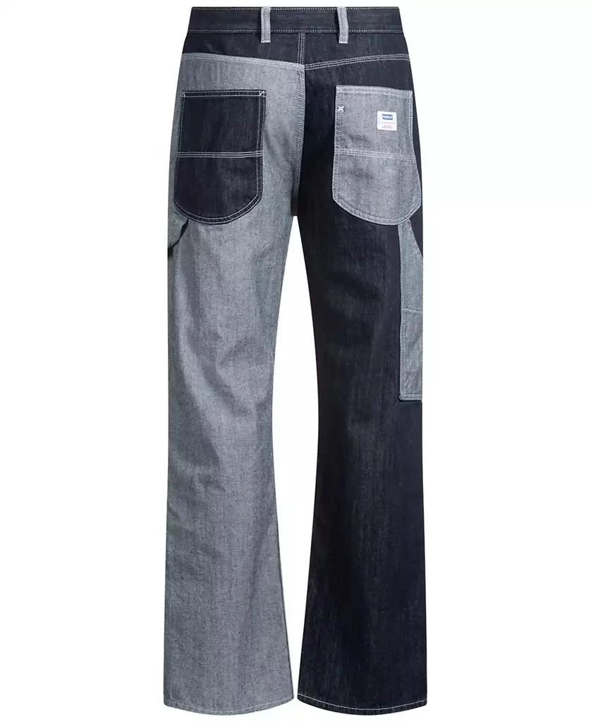 Hugo Boss Men's Relaxed-Fit Patchwork Carpenter Pants 2