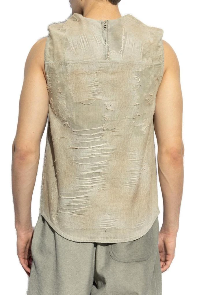 Diesel Diesel D-Taston-Fsg Muscle Distressed Denim T-Shirt 3