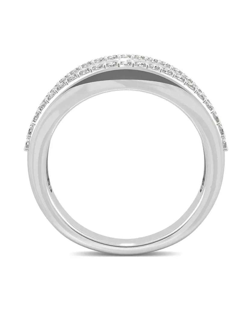Charles & Colvard Moissanite Graduated Stone Band 1-1/2 ct. t.w. Diamond Equivalent in 14k White Gold 4
