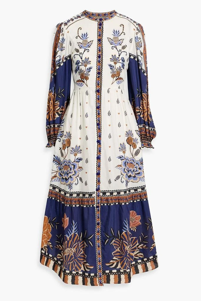 chinese dress ladies Green Elephants Maxi Dress  FARM Rio