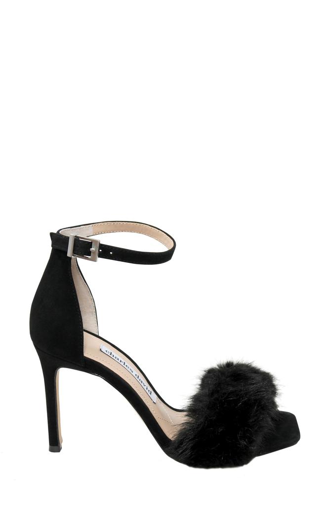 Charles David Empoli Faux Fur Sandal