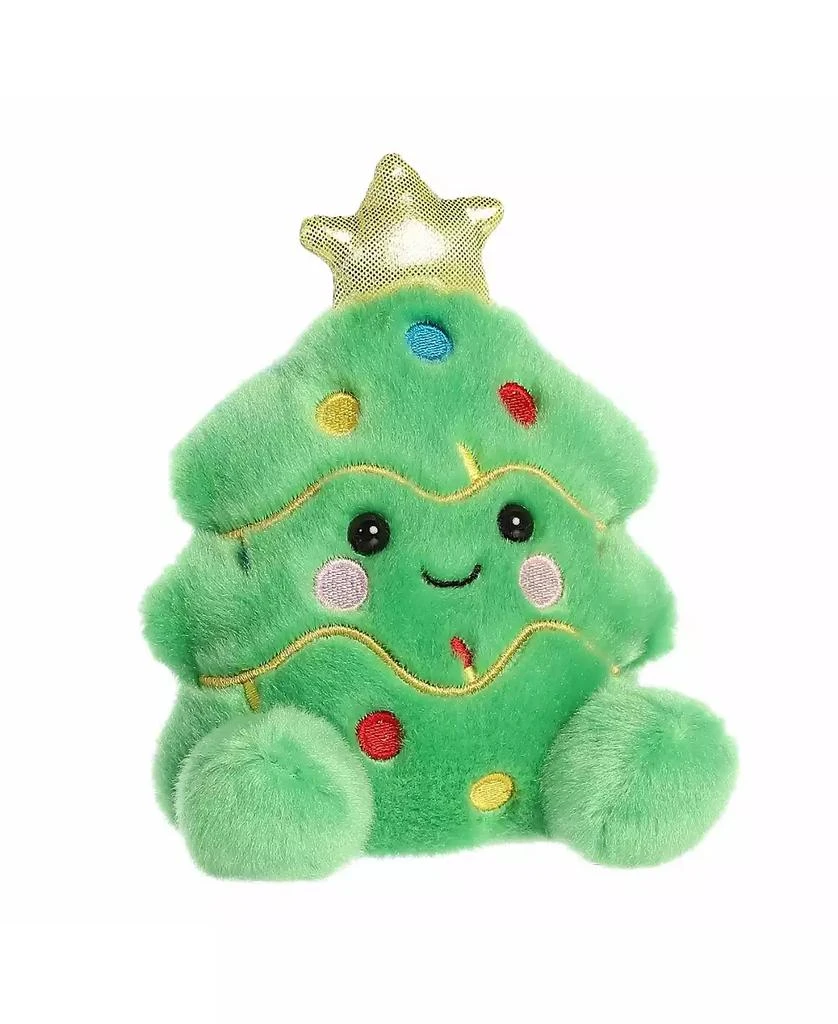 Aurora Mini Douglas Christmas Tree Palm Pals Festive Plush Toy Green 5" 2
