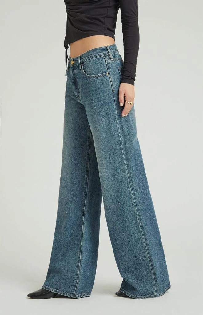 PacSun Lena Medium Indigo Sparkle Low Rise Super Baggy Jeans 3