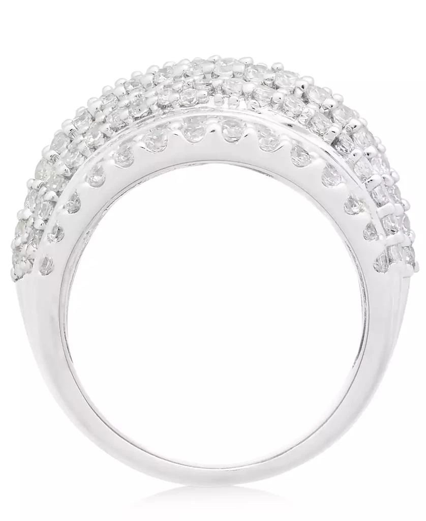 Macy
s Diamond Round 
Baguette Statement Ring (4 ct. t.w.) in 14k White Gold 5