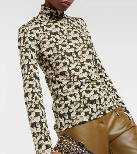Dorothee Schumacher Dreamy Meadows floral turtleneck top 5
