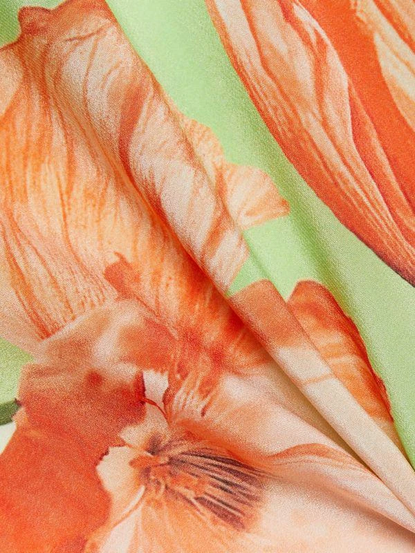 Alice + Olivia Brady Ombré Floral Silk Shirt 5