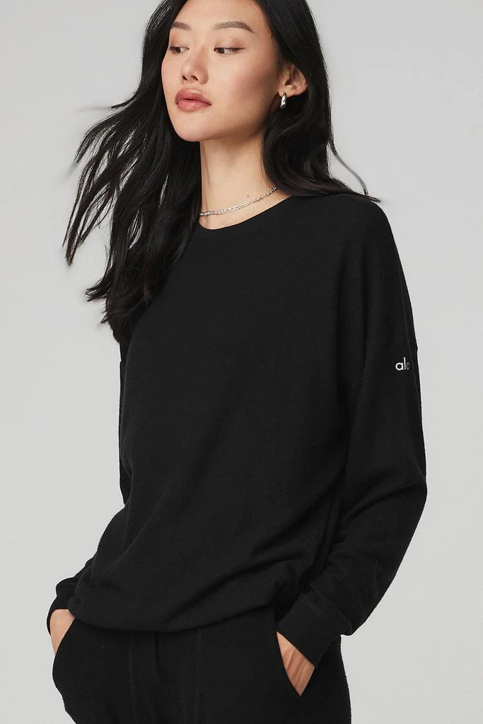 Alo Yoga Soho Pullover - Black 5