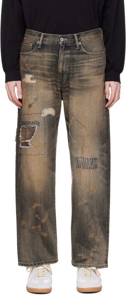 NEIGHBORHOOD Black Savage DP Wide Jeans