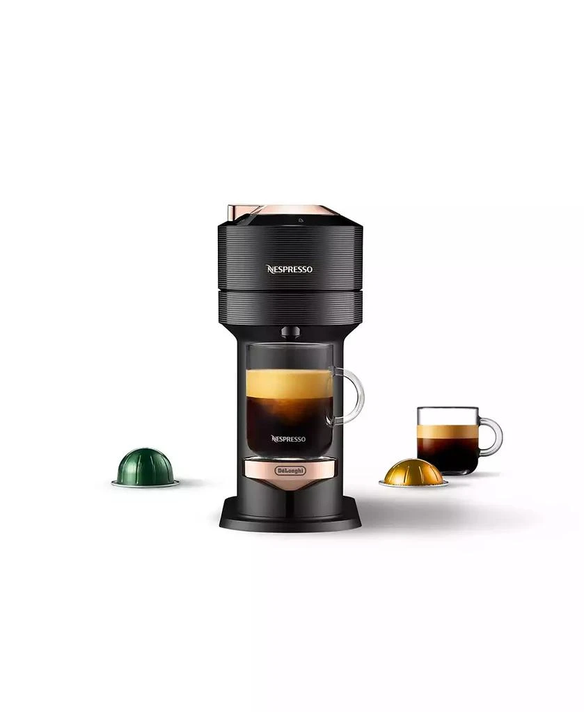 Nespresso Vertuo Next Premium Coffee and Espresso Machine by De'Longhi in Black Rose Gold 12