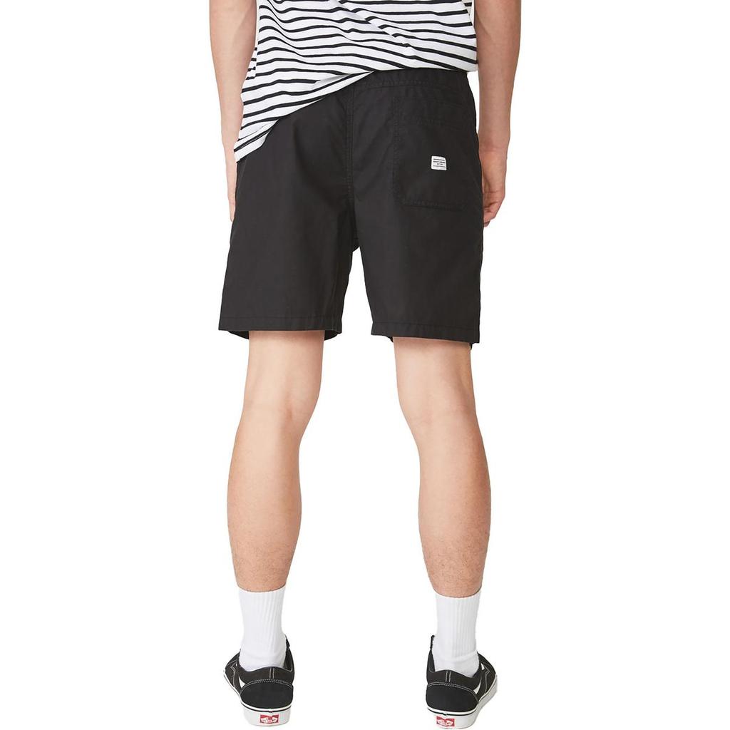 Cotton On Mens Cotton Elastic Waist Casual Shorts
