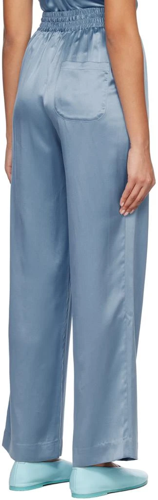 Loulou Studio Blue Soma Lounge Pants 3