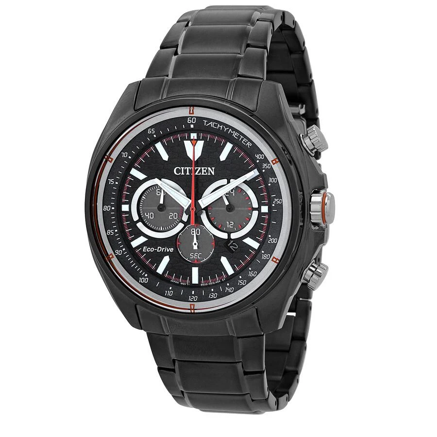 Citizen Racer Chronograph Eco-Drive Black Dial Men's Watch CA4567-82H 1