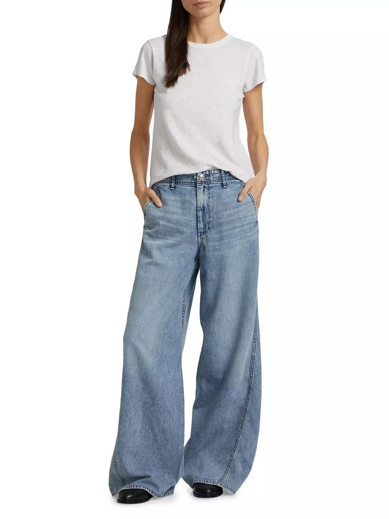 Rag & Bone Sofie Featherweight Wide-Leg Jeans 2