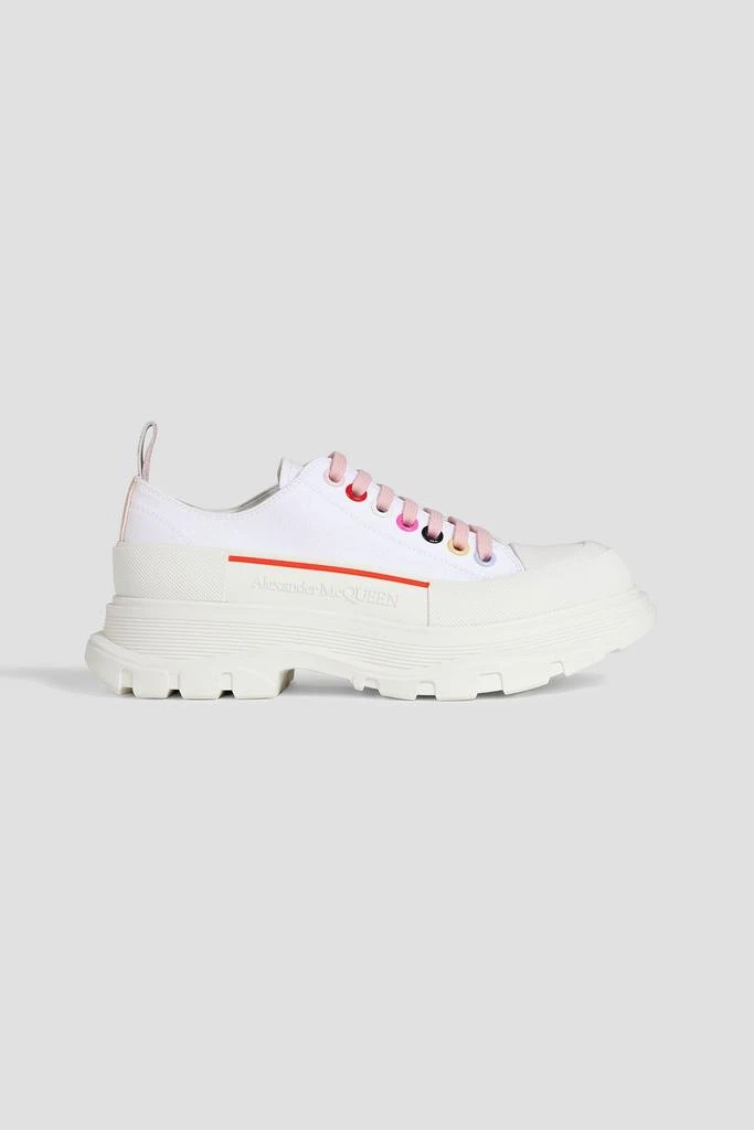 Alexander McQueen Tread Slick canvas sneakers 1