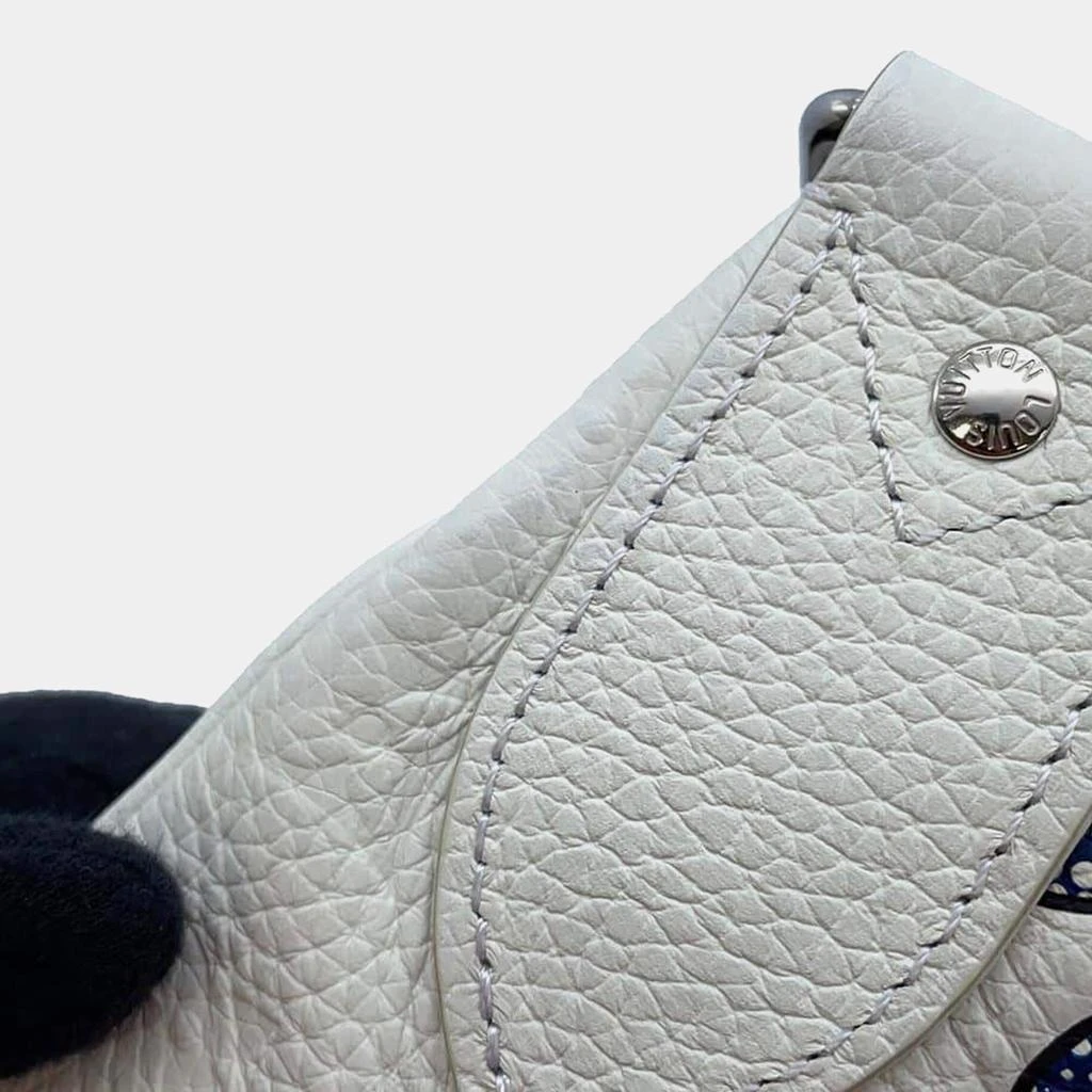 Louis Vuitton Louis Vuitton White Blanc Taurillon Leather Maxi Bumbag 7