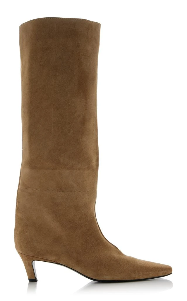 Toteme Toteme - The Wide Leather Knee Boots - Tan - IT 38 - Moda Operandi 1