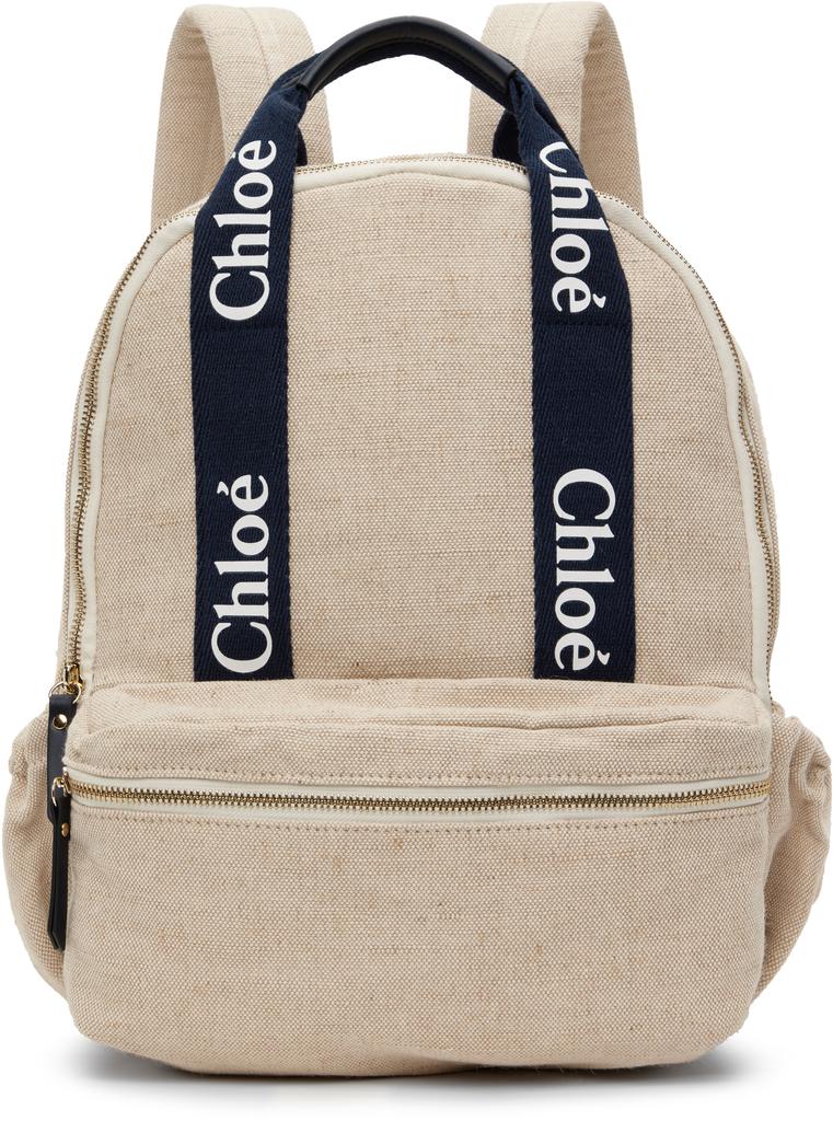 Chloe 25UJH09183101 関税送料込 Chloé Logo jute and cotton-blend shoulder bag - Luggage