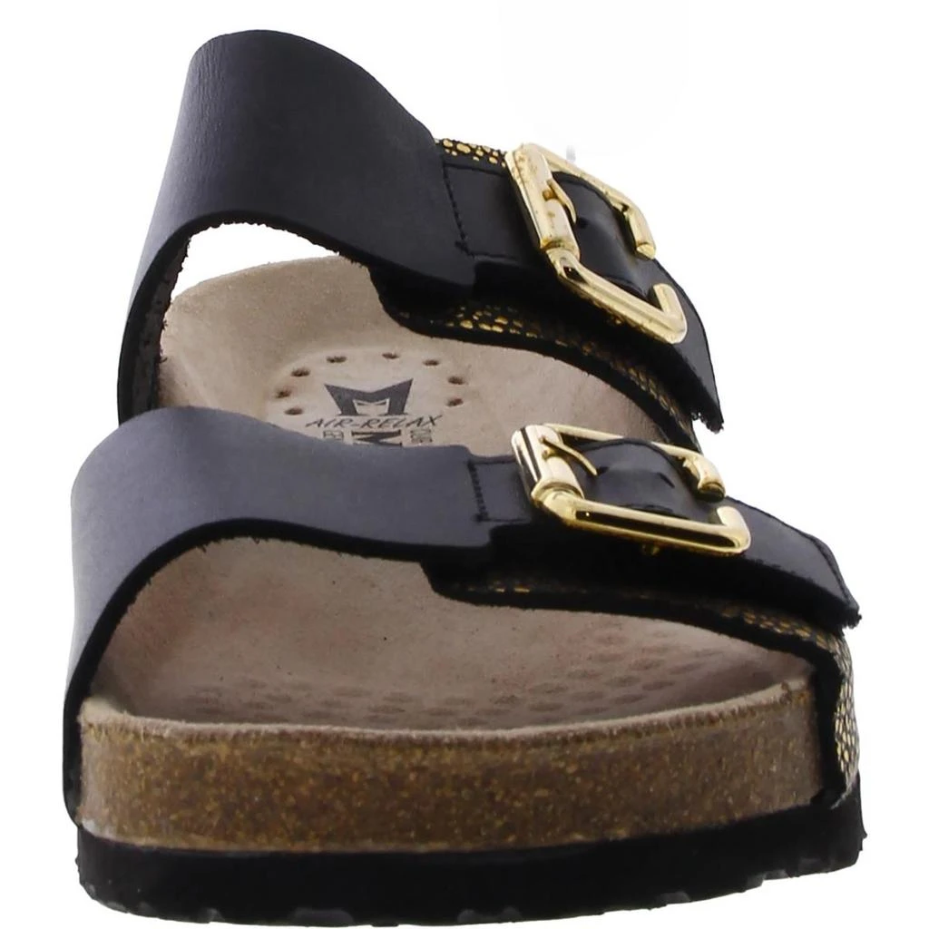 Mephisto Womens Leather Slip On Slide Sandals 2