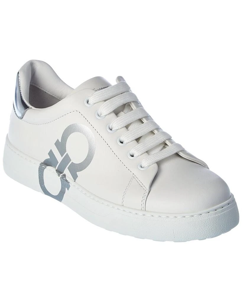 Salvatore Ferragamo Ferragamo Number Leather Sneaker 1