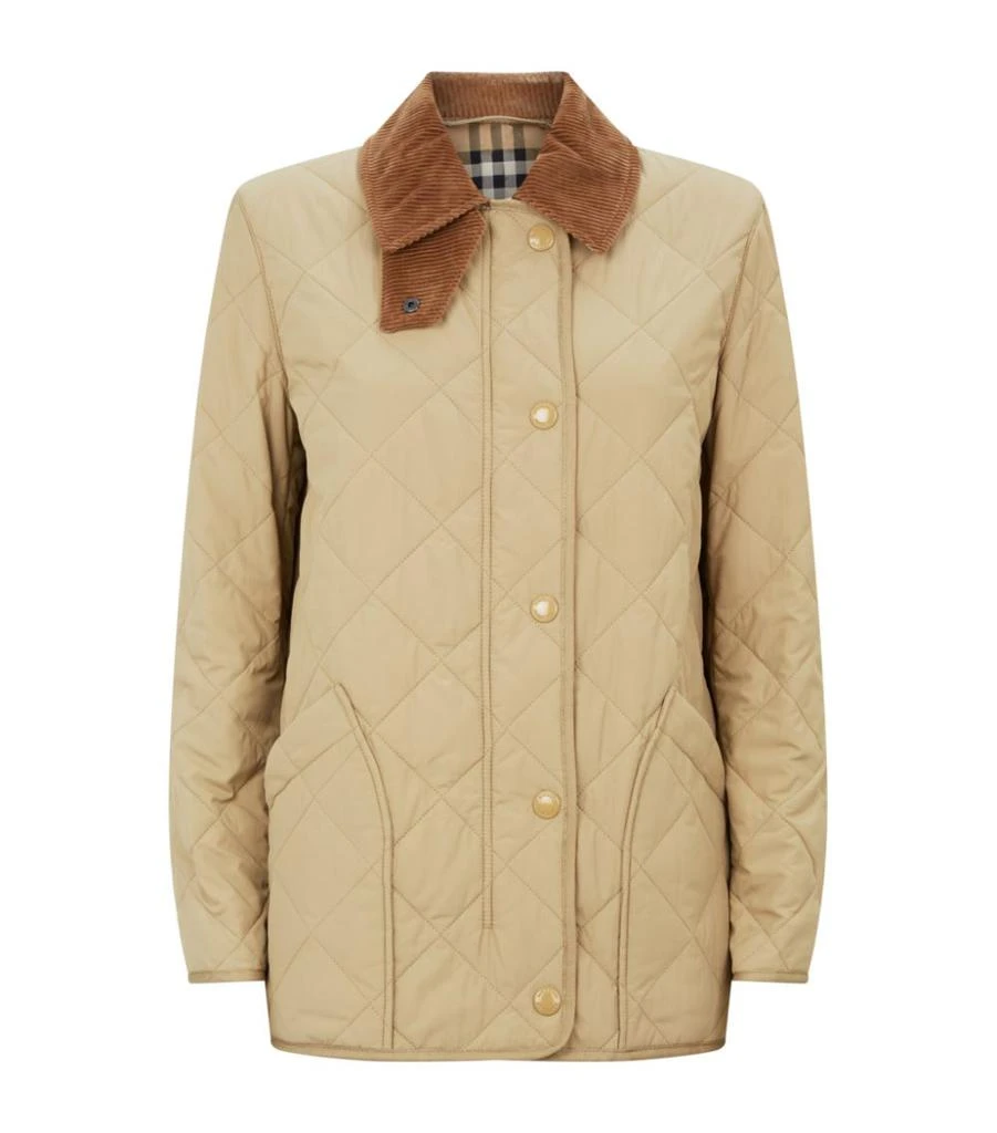 Burberry Diamond-Quilted Barn Jacket 1