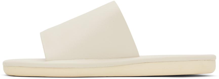 【関税込み】Ancient Greek Sandals トープ Cerastes サンダル ANCIENT GREEK SANDALS Off-White Cerastes Sandals - Shoes
