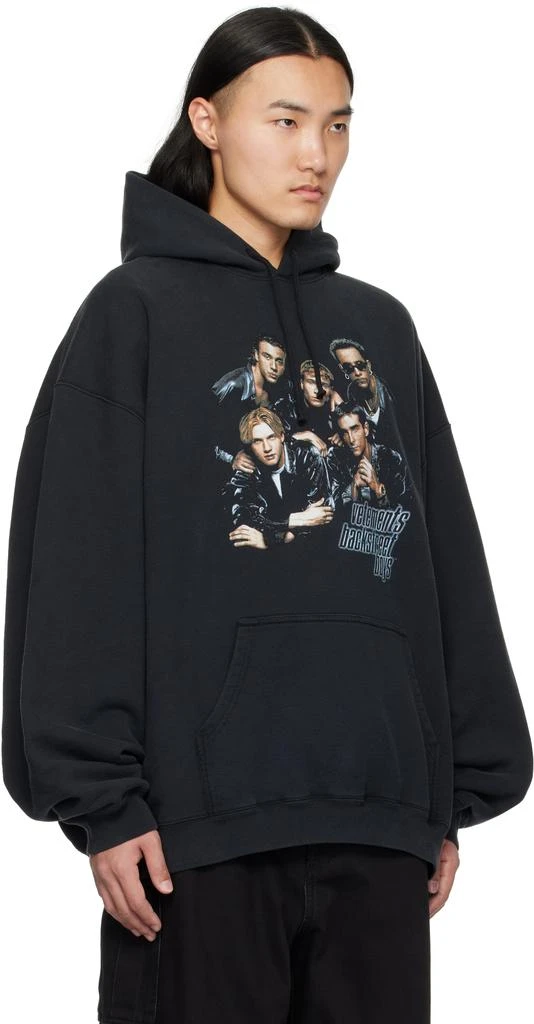 Vetements Black Runway Backstreet Boys Oversized Hoodie 2