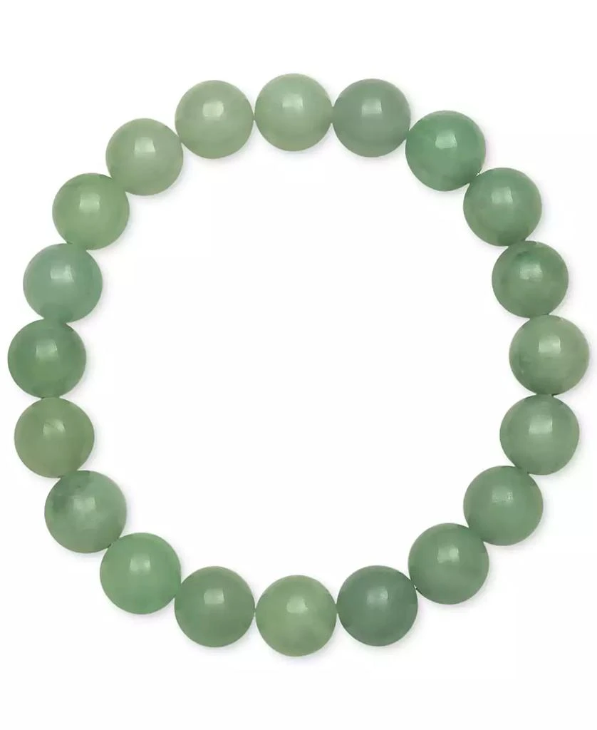 Macy's Dyed Jade Stretch Bracelet (10mm) 1