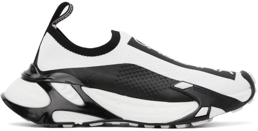 Dolce & Gabbana White & Black Fast Sneakers 1