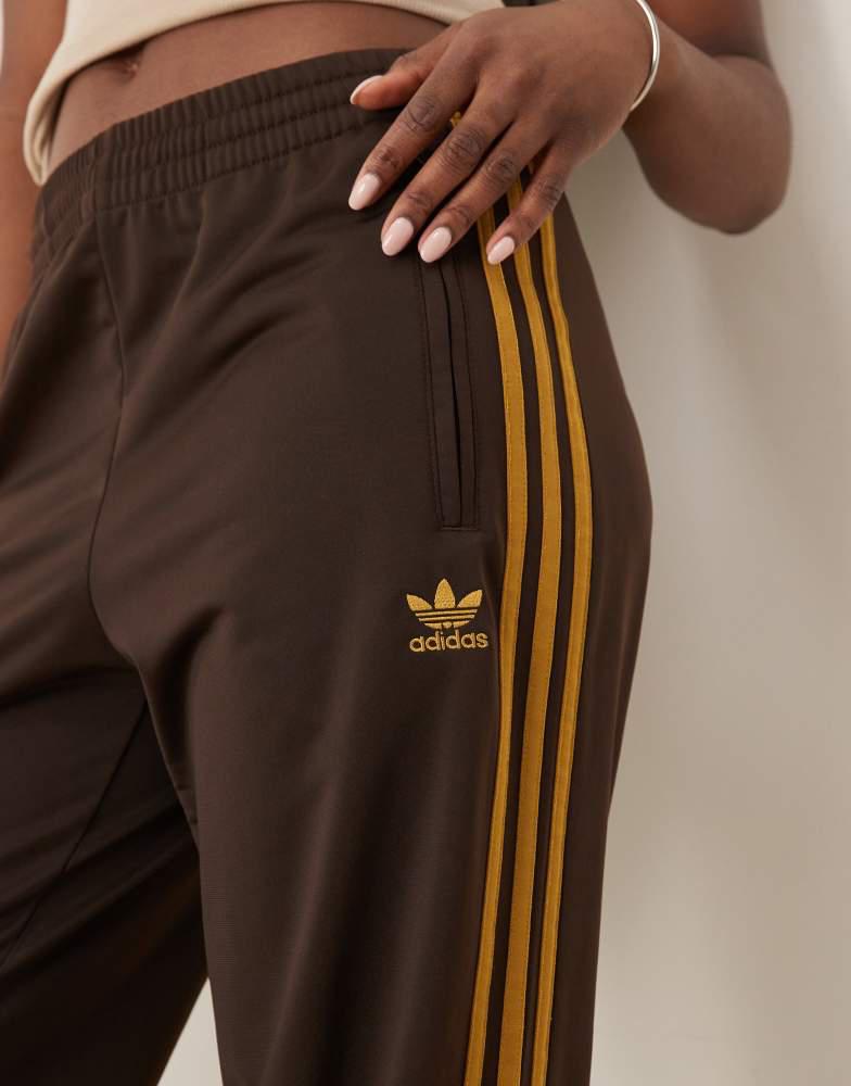 Adidas adidas Originals Firebird track pants in brown - Pants