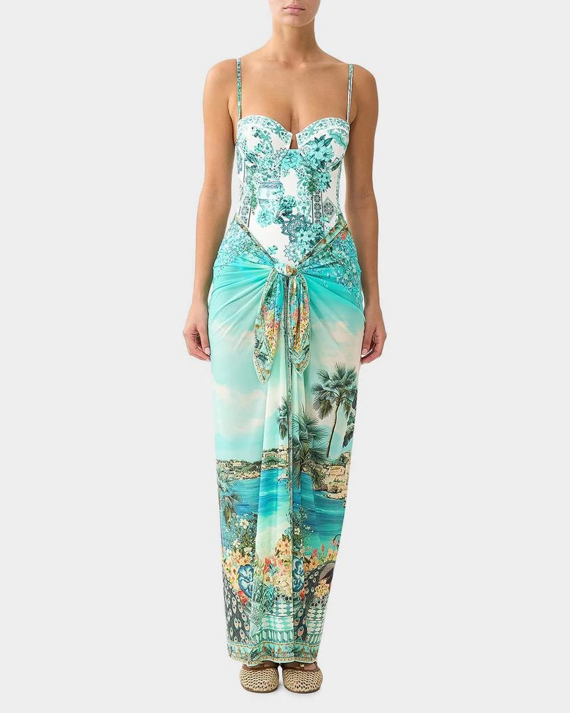 Camilla Balearic Bebe Multiwear Long Sarong Coverup 3