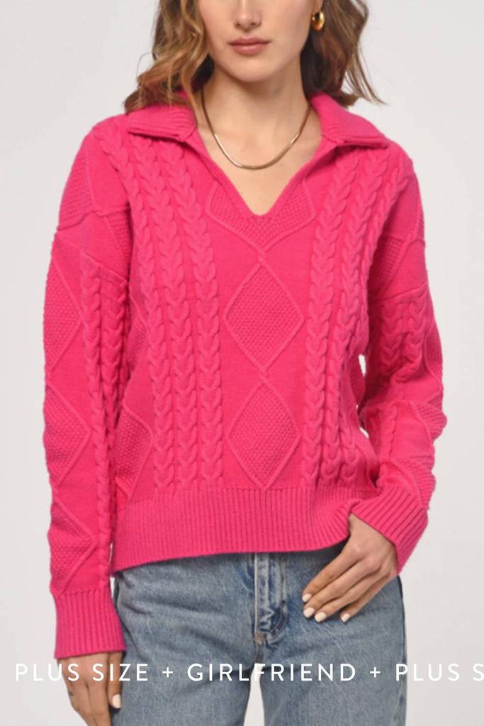 Greylin Greylin - Cable Knit Sweater