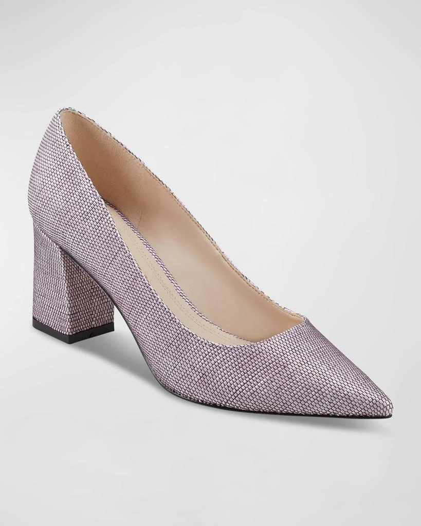 Marc Fisher Zala16 Fabric Block-Heel Pumps 2