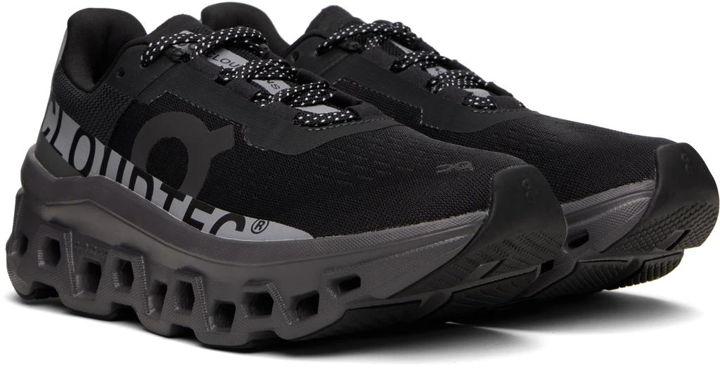 On Black & Grey Cloudmonster Lumos Sneakers 4