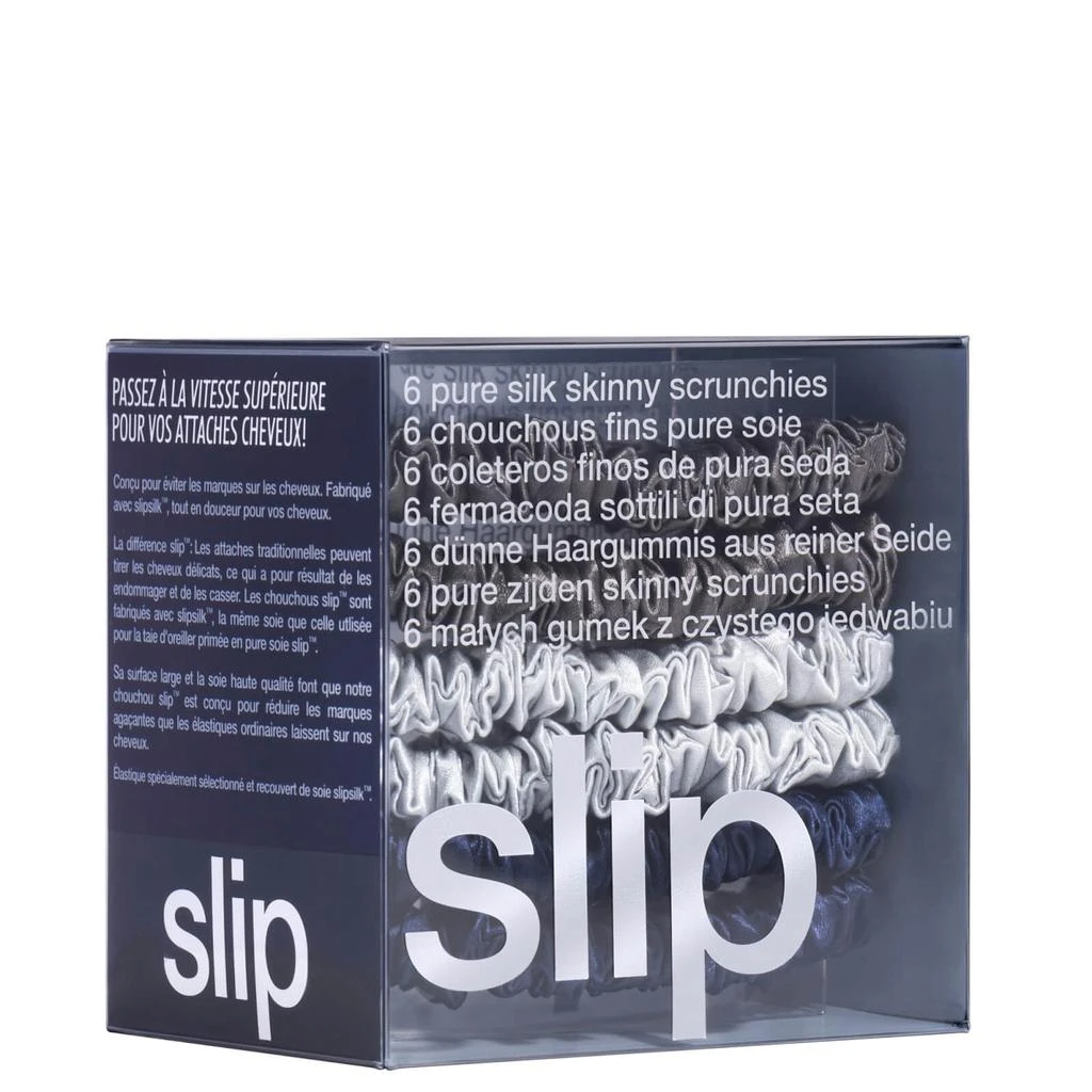 Slip Slip Pure Silk 6-Pack Skinny Scrunchies 3