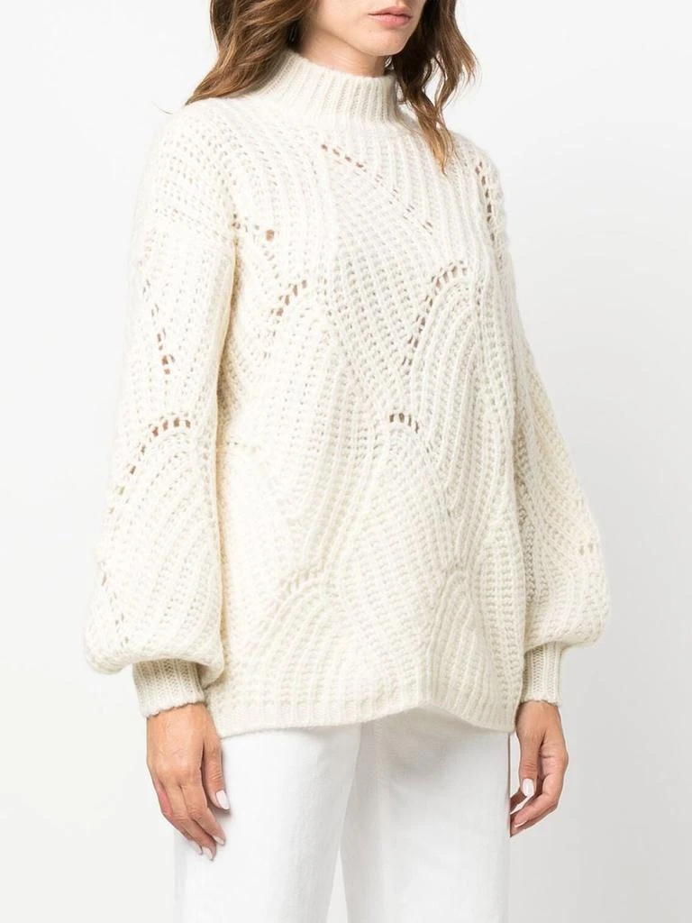 AGNONA Agnona Textured Knit Pullover 2