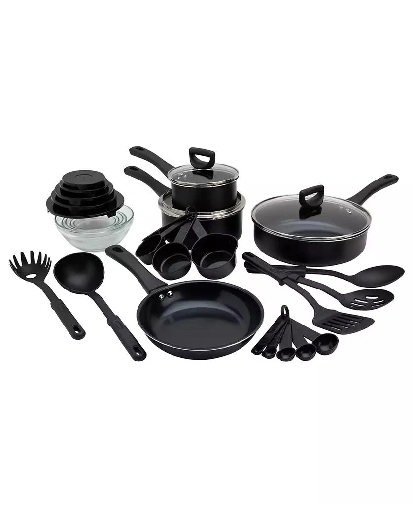 Essential Cookware Set Basic Essentials Non-stick Aluminum 31-Pc. Cookware Set - Free Shipping ...