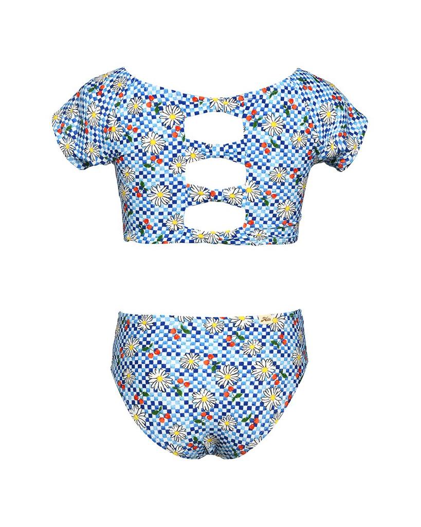 Hobie HOBIE Picnic Cap Sleeve 2pc Swim Set