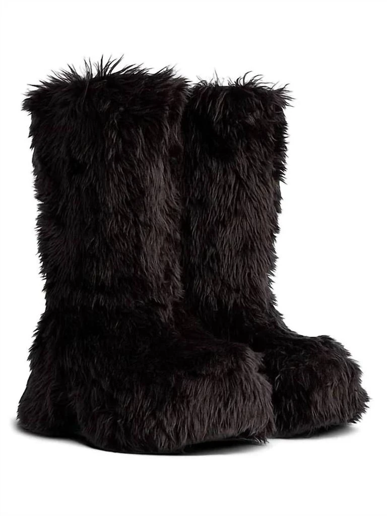 Balenciaga Balenciaga - Pre-loved Women Faux Fur Snow Boots 1