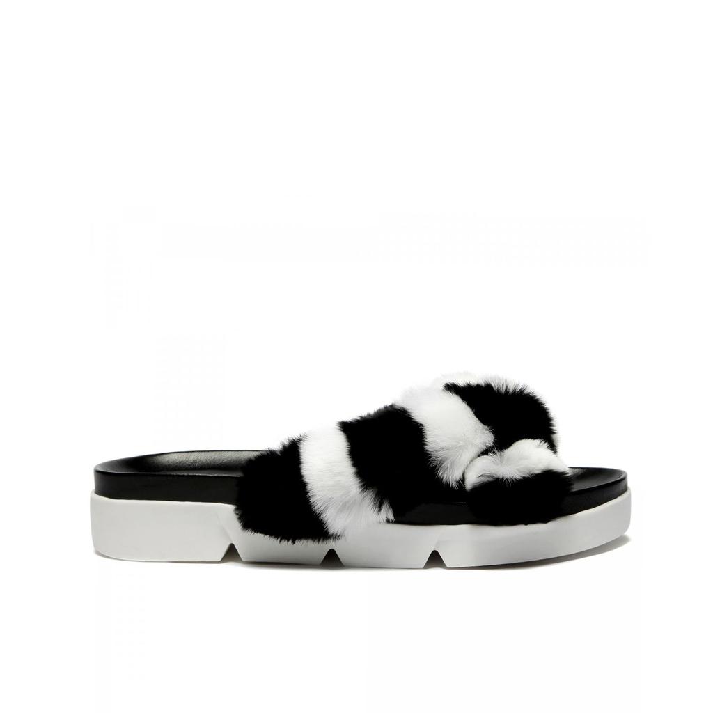 Stuart Weitzman Stuart Weitzman Fur Slippers