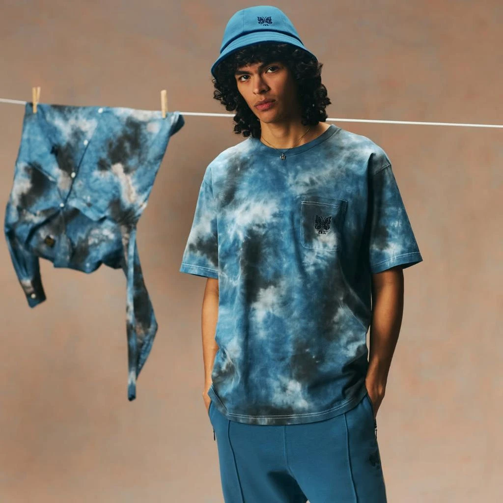 Needles END. x Needles 'Indigo Wash' Inline T-Shirt 6