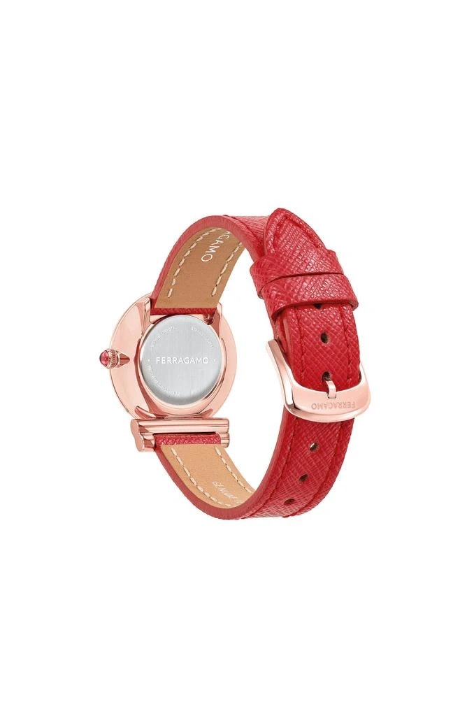 Salvatore Ferragamo Gancini Leather Watch 3