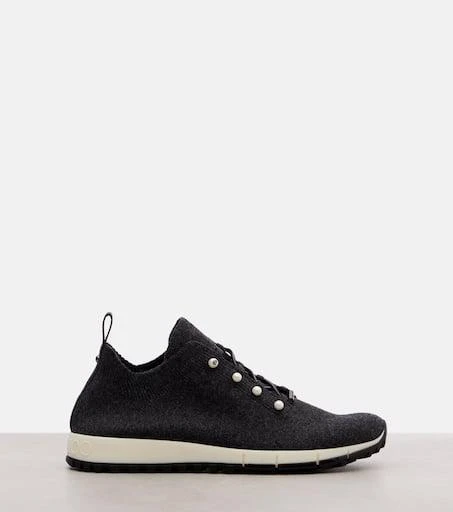 Jimmy Choo Veles embellished cashmere sneakers 4