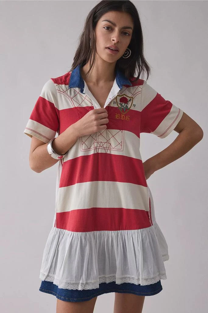 BDG BDG Busy Polo Tiered Shift Mini Dress 4