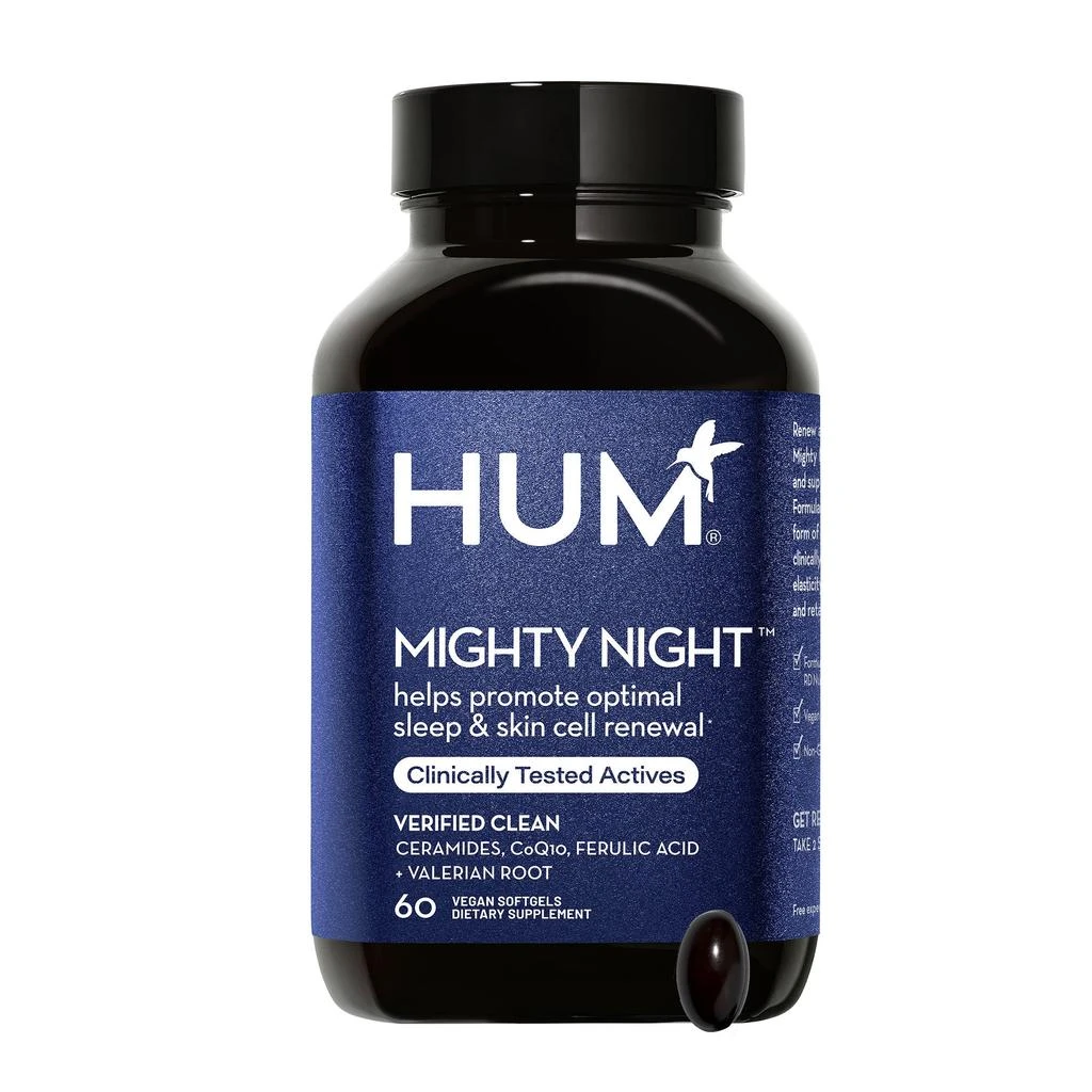 Hum Nutrition Mighty Night Overnight Renewal Supplement 1
