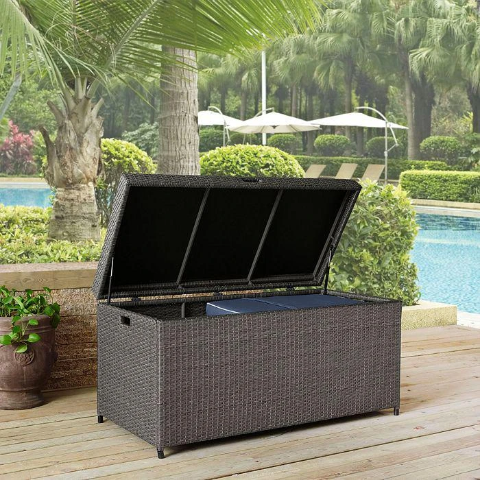 Sparrow & Wren Sparrow & Wren Avalon Outdoor Wicker Storage Bin 5