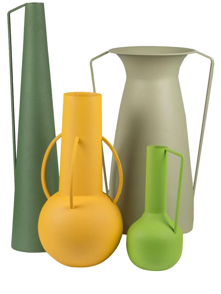 POLSPOTTEN Set Of 4 Roman Green Vases 1