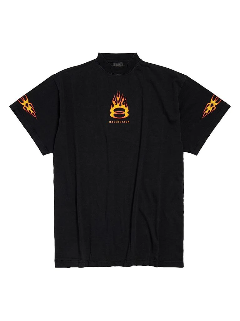 Balenciaga Burning Unity Oversized T-Shirt 1