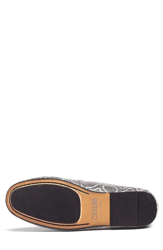 CARLOS SANTANA Hector Snake Embossed Leather Mule 5
