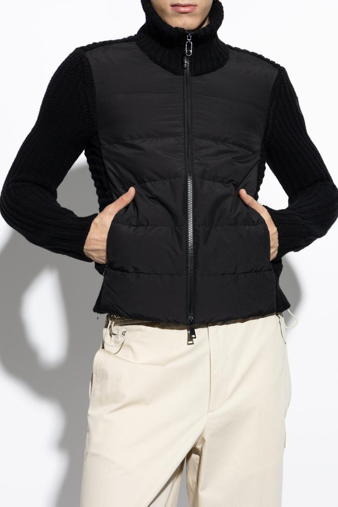 Moncler Cardigan with quilted front - Sweaters - BeyondStyle